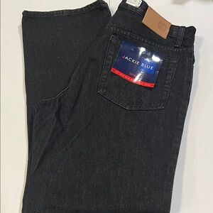 Jackie Blue‎ - 10, black 100% cotton denim jeans bootcut